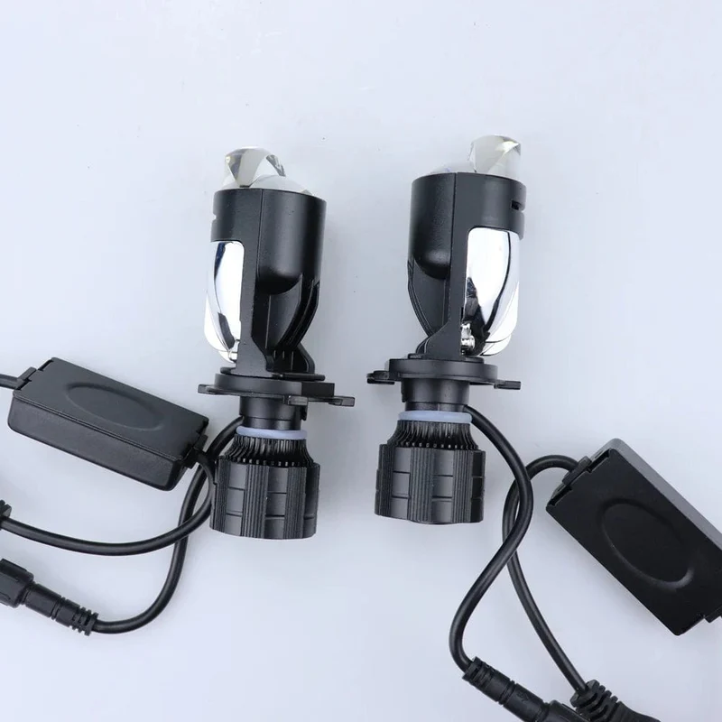160W 28000LM Auto Lampe Mini Objektiv LED H4 9003 HIB2 Lampen Scheinwerfer Auto Motorrad Dual Projektor Len LED Automotive moto 12V 24V