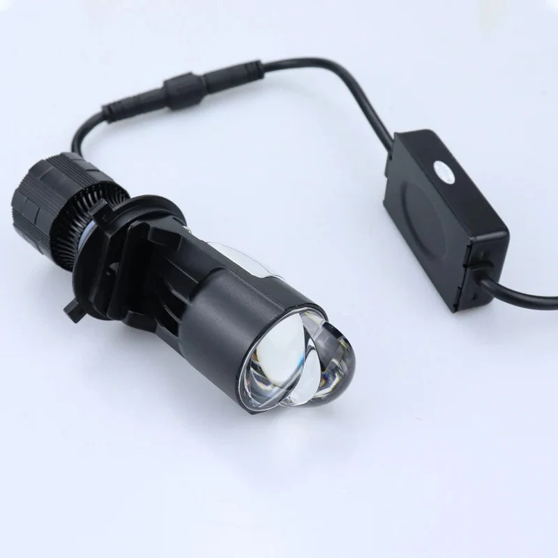 160W 28000LM Auto Lampe Mini Objektiv LED H4 9003 HIB2 Lampen Scheinwerfer Auto Motorrad Dual Projektor Len LED Automotive moto 12V 24V
