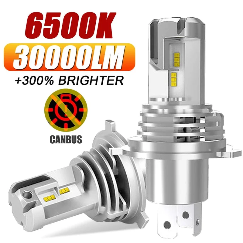 H4 H7 H11 LED Scheinwerfer H9 H8 9005 HB3 9006 HB4 Canbus 30000LM Plug & Play Hohe Abblendlicht Motorrad birne 6500K Auto Lampe 12V 24V