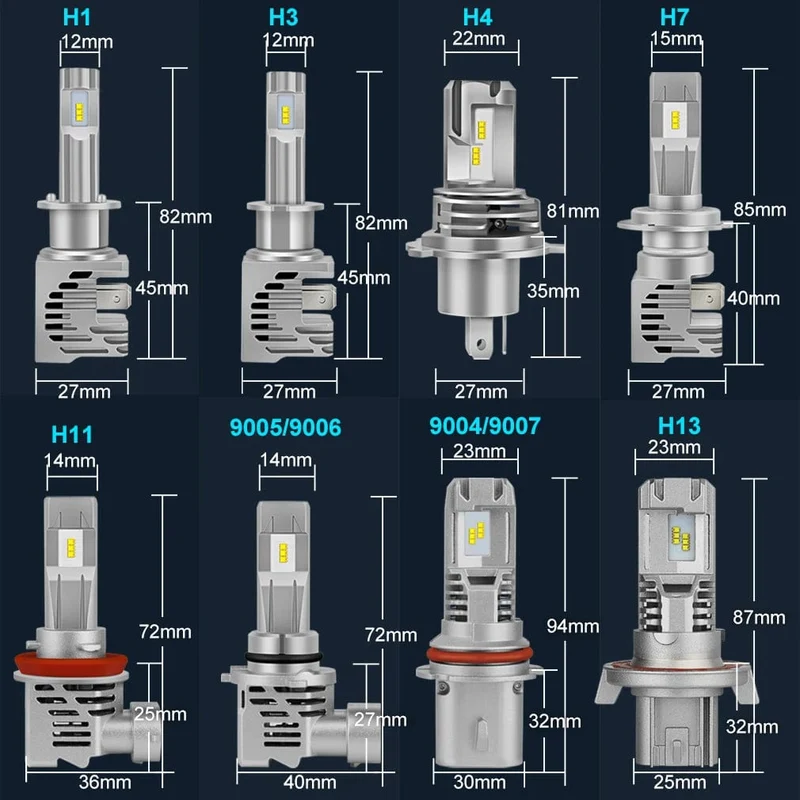 H4 H7 H11 LED Scheinwerfer H9 H8 9005 HB3 9006 HB4 Canbus 30000LM Plug & Play Hohe Abblendlicht Motorrad birne 6500K Auto Lampe 12V 24V