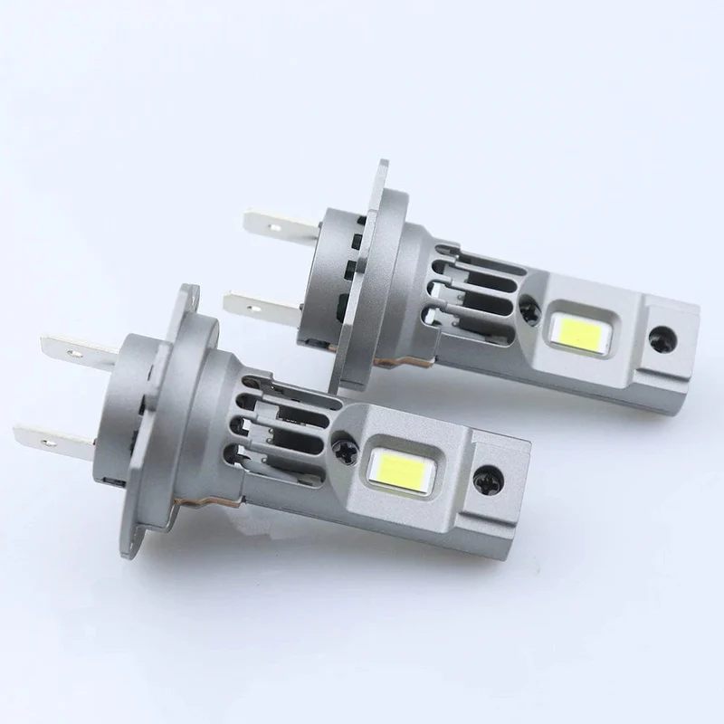 H7 LED CANBUS Licht Mini-Kopflampe Größe 1:1 Kabellose H7 Auto-LED-Scheinwerferlampen Fehlerfrei mit Lüfter 6000K Weiß