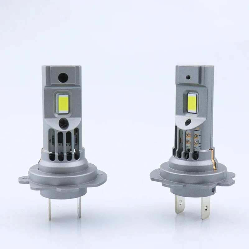 H7 LED CANBUS Licht Mini-Kopflampe Größe 1:1 Kabellose H7 Auto-LED-Scheinwerferlampen Fehlerfrei mit Lüfter 6000K Weiß