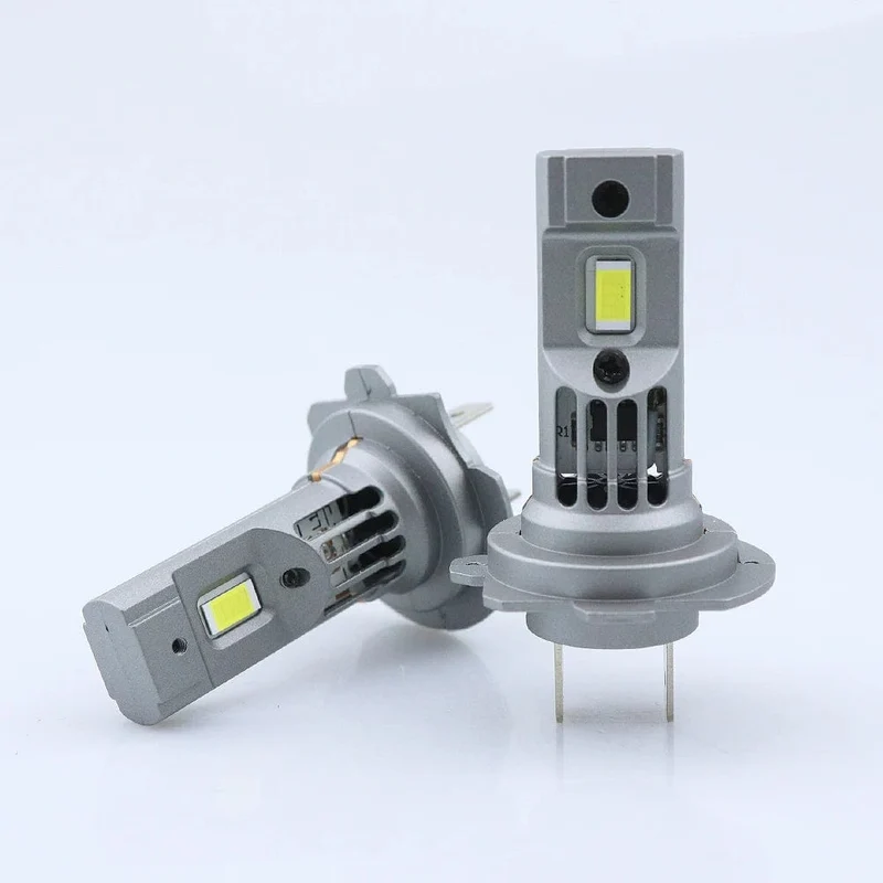 H7 LED CANBUS Licht Mini-Kopflampe Größe 1:1 Kabellose H7 Auto-LED-Scheinwerferlampen Fehlerfrei mit Lüfter 6000K Weiß