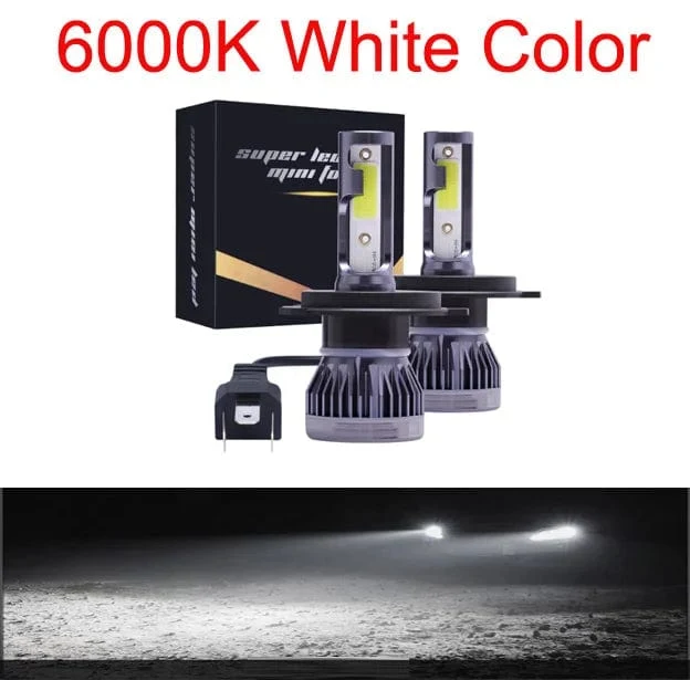 2 Stücke LED H4 Autoscheinwerferlampen H1 H7 H8 H9 H11 Scheinwerfer Kit 9005 HB3 9006 HB4 Auto Fahren Lauf Led Lampe 6000K 12000K