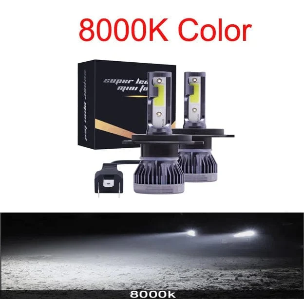 2 Stücke LED H4 Autoscheinwerferlampen H1 H7 H8 H9 H11 Scheinwerfer Kit 9005 HB3 9006 HB4 Auto Fahren Lauf Led Lampe 6000K 12000K