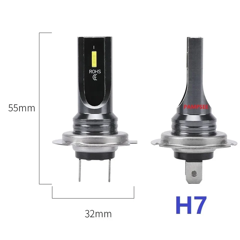 2Pcs H4 H7 H11 H10 LED Auto Scheinwerfer Lampen 3000K 6000K PSX24W 9005 HB3 9006 HB4 H8 H1 h3 Auto Lichter Automobil Fahren Nebel Lampe