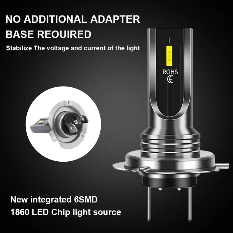 2Pcs H4 H7 H11 H10 LED Auto Scheinwerfer Lampen 3000K 6000K PSX24W 9005 HB3 9006 HB4 H8 H1 h3 Auto Lichter Automobil Fahren Nebel Lampe