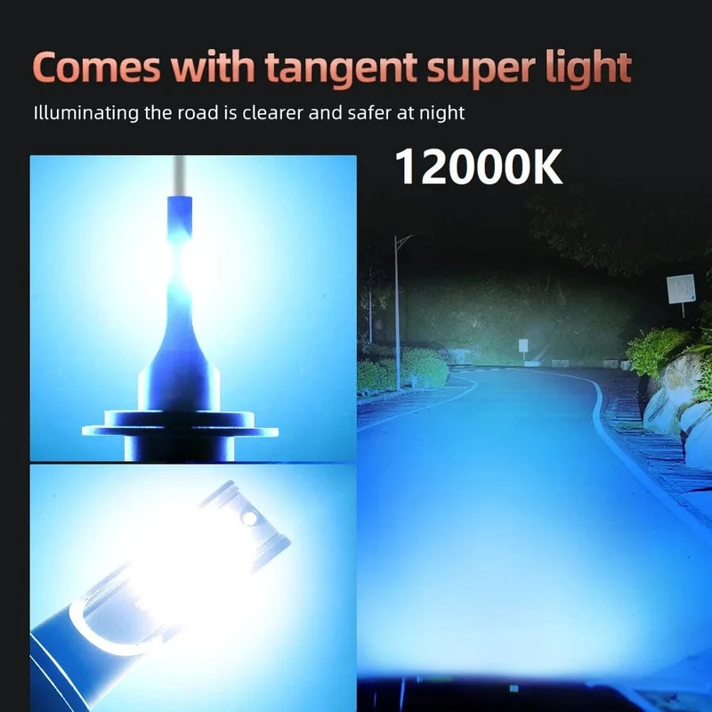 2Pcs H4 H7 H11 H10 LED Auto Scheinwerfer Lampen 3000K 6000K PSX24W 9005 HB3 9006 HB4 H8 H1 h3 Auto Lichter Automobil Fahren Nebel Lampe