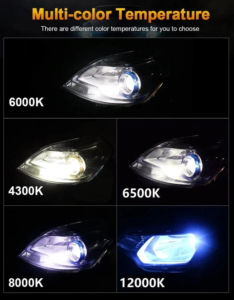 2Pcs H4 H7 H11 H10 LED Auto Scheinwerfer Lampen 3000K 6000K PSX24W 9005 HB3 9006 HB4 H8 H1 h3 Auto Lichter Automobil Fahren Nebel Lampe