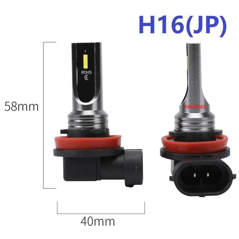 2Pcs H4 H7 H11 H10 LED Auto Scheinwerfer Lampen 3000K 6000K PSX24W 9005 HB3 9006 HB4 H8 H1 h3 Auto Lichter Automobil Fahren Nebel Lampe