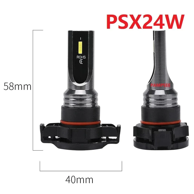 2Pcs H4 H7 H11 H10 LED Auto Scheinwerfer Lampen 3000K 6000K PSX24W 9005 HB3 9006 HB4 H8 H1 h3 Auto Lichter Automobil Fahren Nebel Lampe