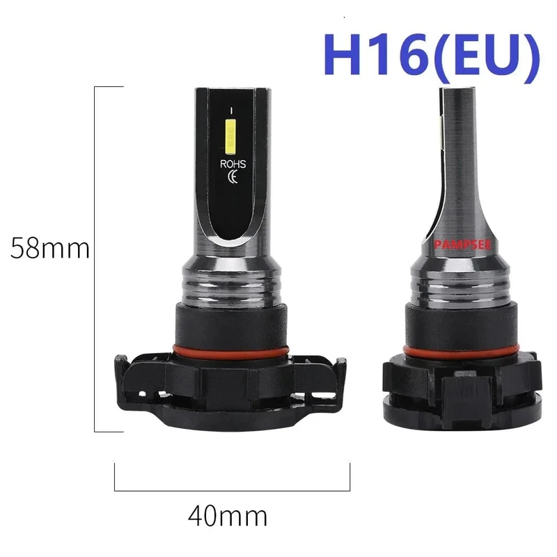 2Pcs H4 H7 H11 H10 LED Auto Scheinwerfer Lampen 3000K 6000K PSX24W 9005 HB3 9006 HB4 H8 H1 h3 Auto Lichter Automobil Fahren Nebel Lampe