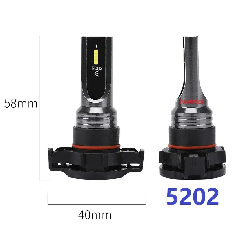 2Pcs H4 H7 H11 H10 LED Auto Scheinwerfer Lampen 3000K 6000K PSX24W 9005 HB3 9006 HB4 H8 H1 h3 Auto Lichter Automobil Fahren Nebel Lampe