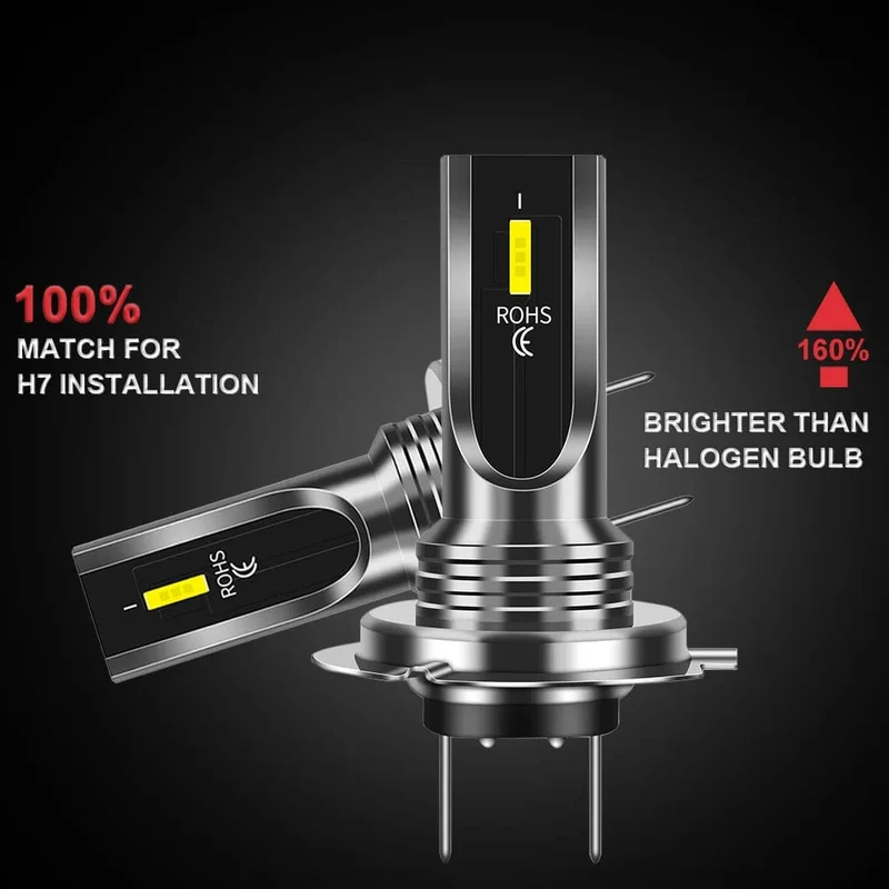 2Pcs H4 H7 H11 H10 LED Auto Scheinwerfer Lampen 3000K 6000K PSX24W 9005 HB3 9006 HB4 H8 H1 h3 Auto Lichter Automobil Fahren Nebel Lampe