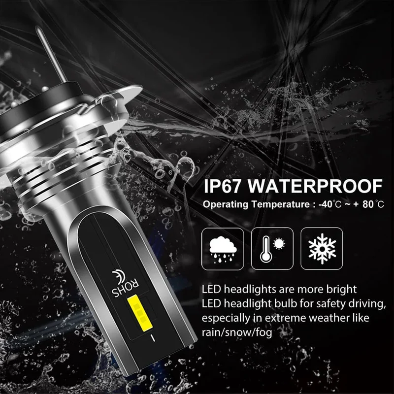 2Pcs H4 H7 H11 H10 LED Auto Scheinwerfer Lampen 3000K 6000K PSX24W 9005 HB3 9006 HB4 H8 H1 h3 Auto Lichter Automobil Fahren Nebel Lampe