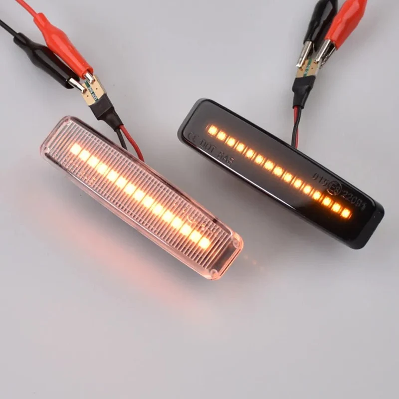 LED Dynamische Blinker Licht Seite Marker Kotflügel Sequentielle Lampe Blinker Anzeige Trim Abdeckung Für BMW 5 Series E39 1995-2003 M5