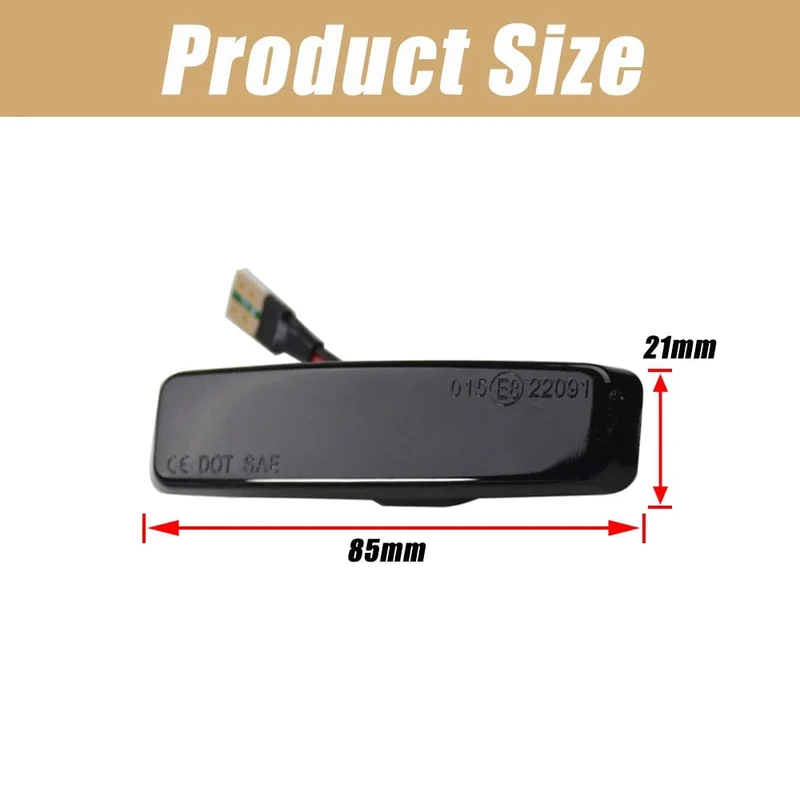 LED Dynamische Blinker Licht Seite Marker Kotflügel Sequentielle Lampe Blinker Anzeige Trim Abdeckung Für BMW 5 Series E39 1995-2003 M5