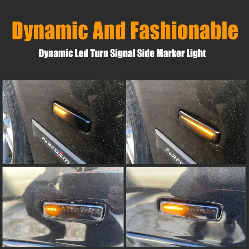 LED Dynamische Blinker Licht Seite Marker Kotflügel Sequentielle Lampe Blinker Anzeige Trim Abdeckung Für BMW 5 Series E39 1995-2003 M5