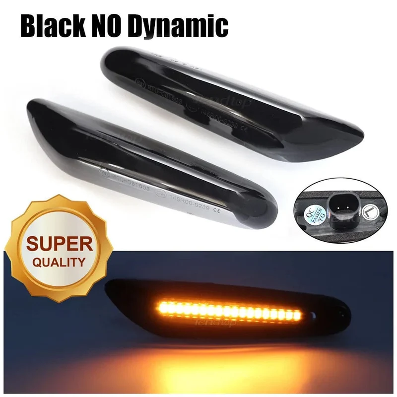 LED Dynamische Seitenmarkierungsspiegel-Anzeigelampe Fließendes Wasser Blinkerlicht Für BMW E90 E91 E92 E93 E60 E87 E82 E61 E46 X1 X3