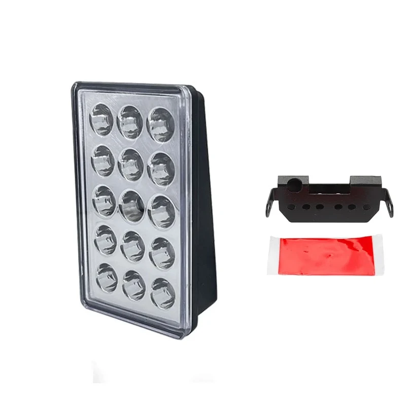 F1 Style LED-Bremskontrollleuchten 12V 15LED Rückleuchten Auto-Blitz Warnung Rückwärts Stopp Sicherheitssignallampen für Auto SUV Moto