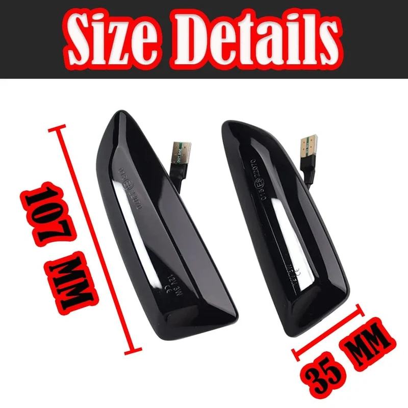 2PCS Led Dynamische Seite Marker Blinker Licht Sequentielle Blinker Für Opel Astra J Astra JK Zafira C Insignia B grandland X