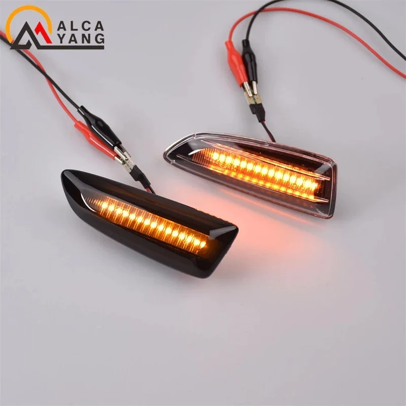 2PCS Led Dynamische Seite Marker Blinker Licht Sequentielle Blinker Für Opel Astra J Astra JK Zafira C Insignia B grandland X