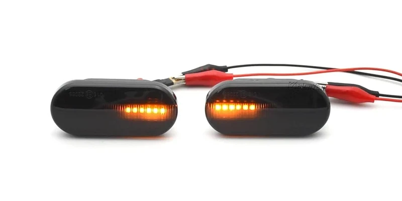 1 paar Dynamische Fließende LED Seite Marker Blinker Licht Für VW Transporter T5 Polo Golf 3 4 Passat B5 Sharan lupo Bora Multivan