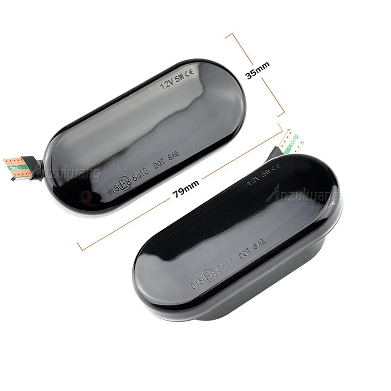 2 STÜCKE Led Dynamische Seitenmarkierungs-blinker Licht Sequentielle Blinker Licht Für VW Golf 3 4 MK3 MK4 Passat 3BG Polo 6N 9N Bora Vento