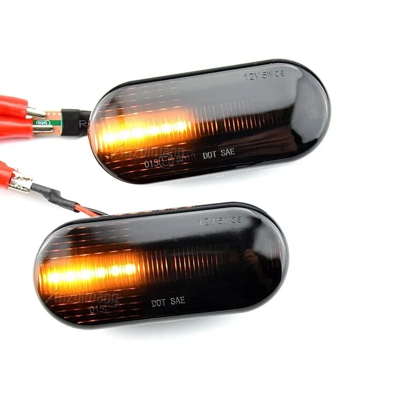 2 STÜCKE Led Dynamische Seitenmarkierungs-blinker Licht Sequentielle Blinker Licht Für VW Golf 3 4 MK3 MK4 Passat 3BG Polo 6N 9N Bora Vento