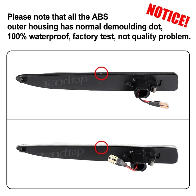 Sequentieller LED-Dynamischer Blinker Seitenmarkierungslicht Blinker für Ford Mondeo Mk4 Fließheck Limousine Kombi (BA7) 2007-2015