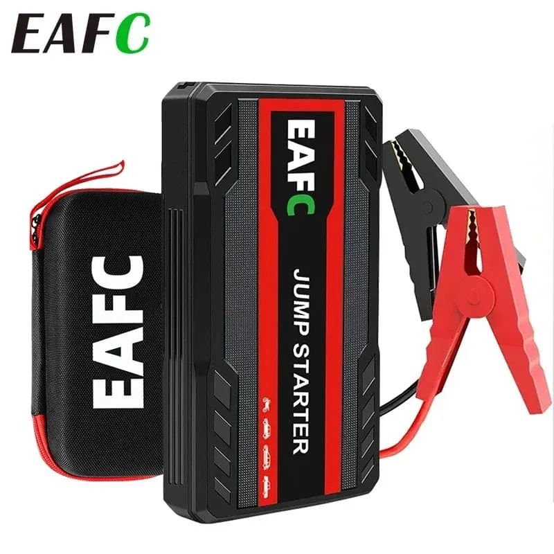 Auto Starthilfe Tragbarer Autobatterie-Starter 12V Auto Startgerät mit LED-Licht für Autobatterie-Booster-Buster