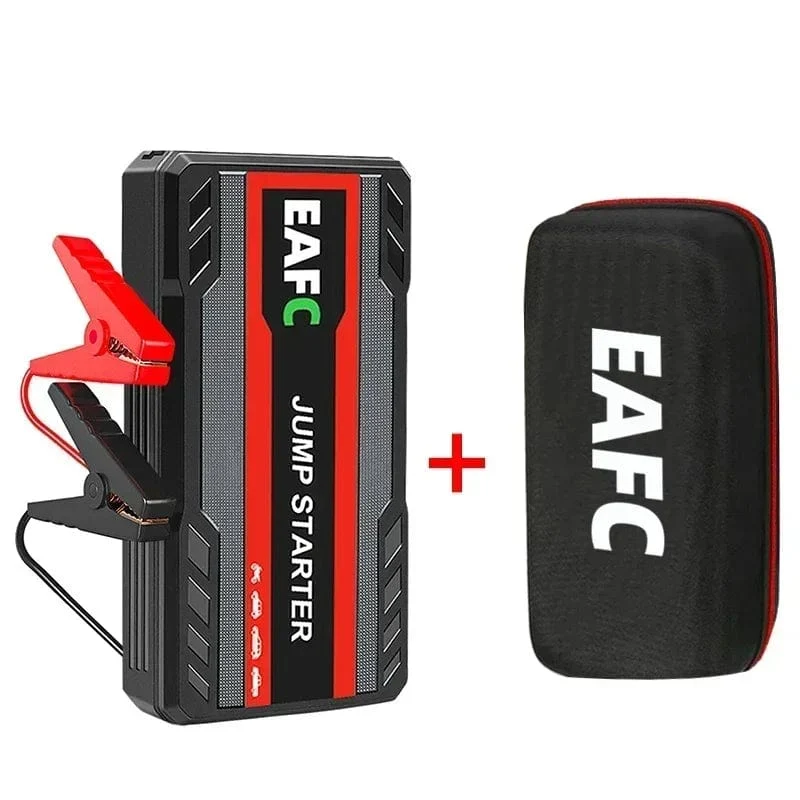Auto Starthilfe Tragbarer Autobatterie-Starter 12V Auto Startgerät mit LED-Licht für Autobatterie-Booster-Buster