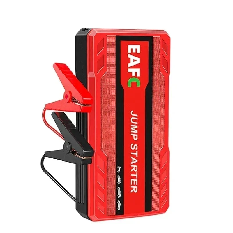 Auto Starthilfe Tragbarer Autobatterie-Starter 12V Auto Startgerät mit LED-Licht für Autobatterie-Booster-Buster
