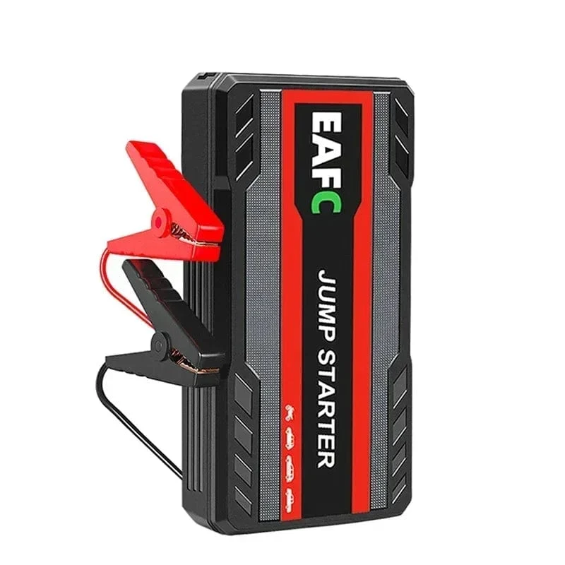 Auto Starthilfe Tragbarer Autobatterie-Starter 12V Auto Startgerät mit LED-Licht für Autobatterie-Booster-Buster