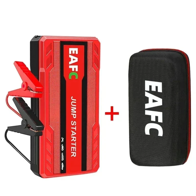 Auto Starthilfe Tragbarer Autobatterie-Starter 12V Auto Startgerät mit LED-Licht für Autobatterie-Booster-Buster