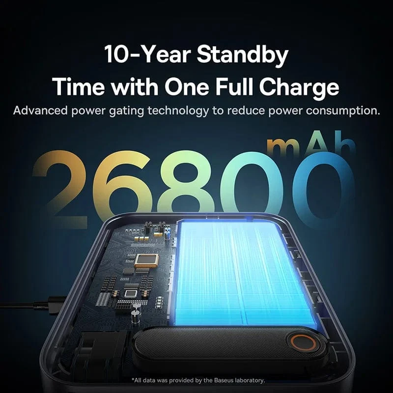 Baseus 3000A Auto Starthilfe Power Bank 26800mAh Auto Startgerät mit PD 100W Schnelllade Autobatterie Ladegerät Booster