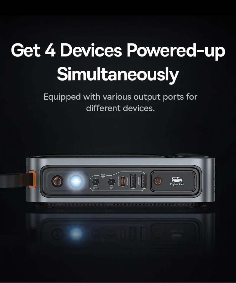 Baseus 3000A Auto Starthilfe Power Bank 26800mAh Auto Startgerät mit PD 100W Schnelllade Autobatterie Ladegerät Booster