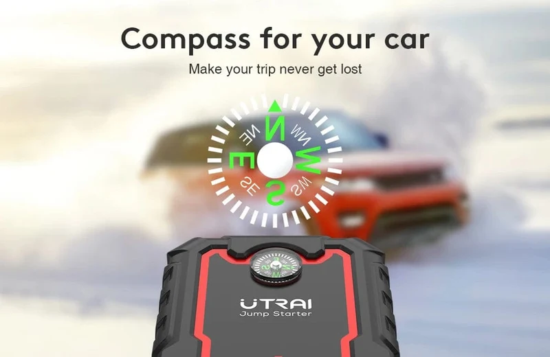 UTRAI Power Bank 2000A Starthilfe Tragbares Ladegerät Auto Booster 12V Auto Start Gerät Notfall Auto Batterie Starter