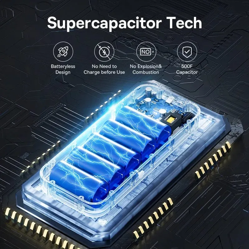 Baseus Superkondensator Auto Starthilfe 3000A Auto Booster Gerät Ladegerät Batterie weniger Tragbares Auto Starten für Notfall Gerät