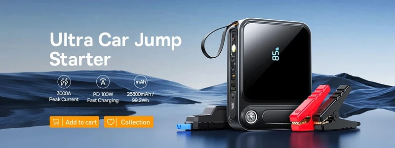 Baseus 20000mAh Auto Starthilfe Power Bank 2000A 20000mAh Auto Batterie Ladegerät Auto Notfall Booster Start Gerät Starthilfe