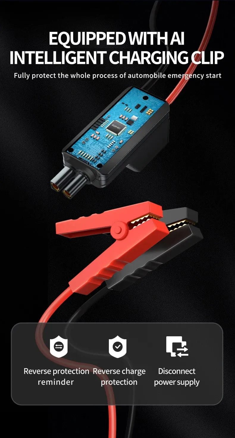 Auto Starthilfe Luftpumpe Power Bank Beleuchtung Tragbarer Luftkompressor 4 In 1 Autobatteriestarter Starten Autoreifenfüller