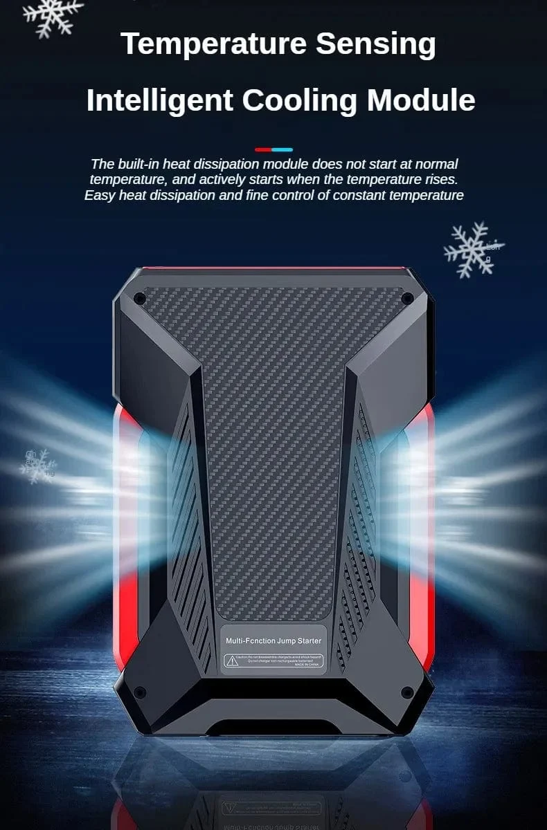 2000A Auto Starthilfe Luftpumpe Multi-Function4In1 Luft Kompressor Power Bank Auto Batterie Starter Starten Auto Reifen Inflator