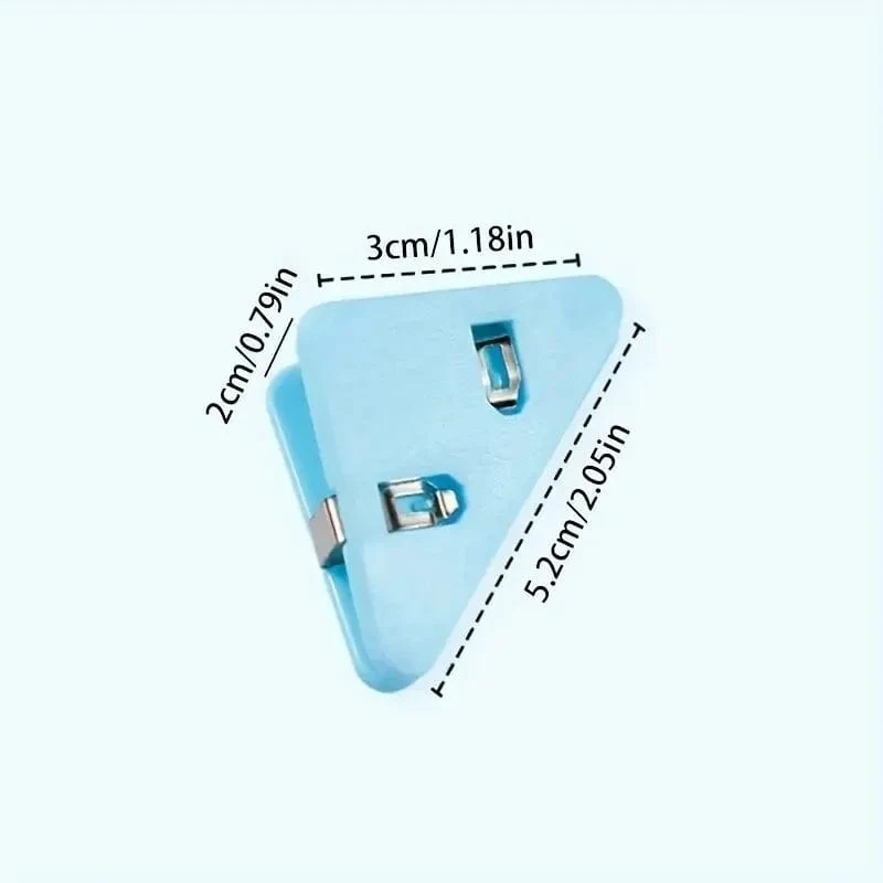 5/10/50 stücke Kreative Dreieck Clip Rechnung Clip Buch Papier Ecke Clip Binder Clip Für Schreibtisch Lagerung Regal Büro Desktop-Organizer