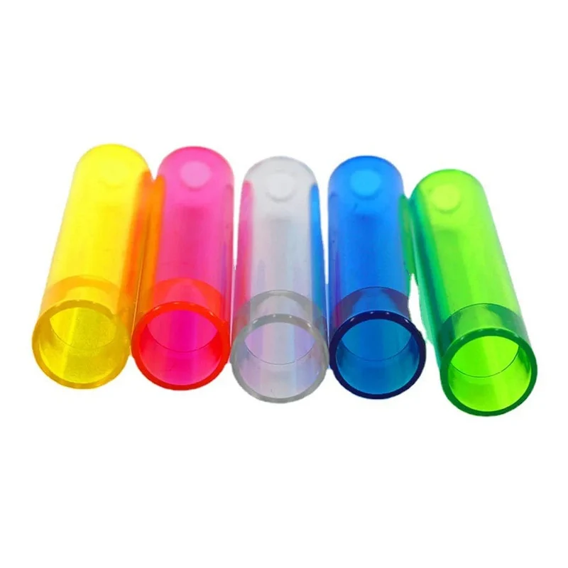 6 Teile/satz Transparent Kunststoff Bleistift Kappe Einfache Bunte Bleistift Extender Nette Bleistift Schutz Kappe Schule Büro Liefert NEUE