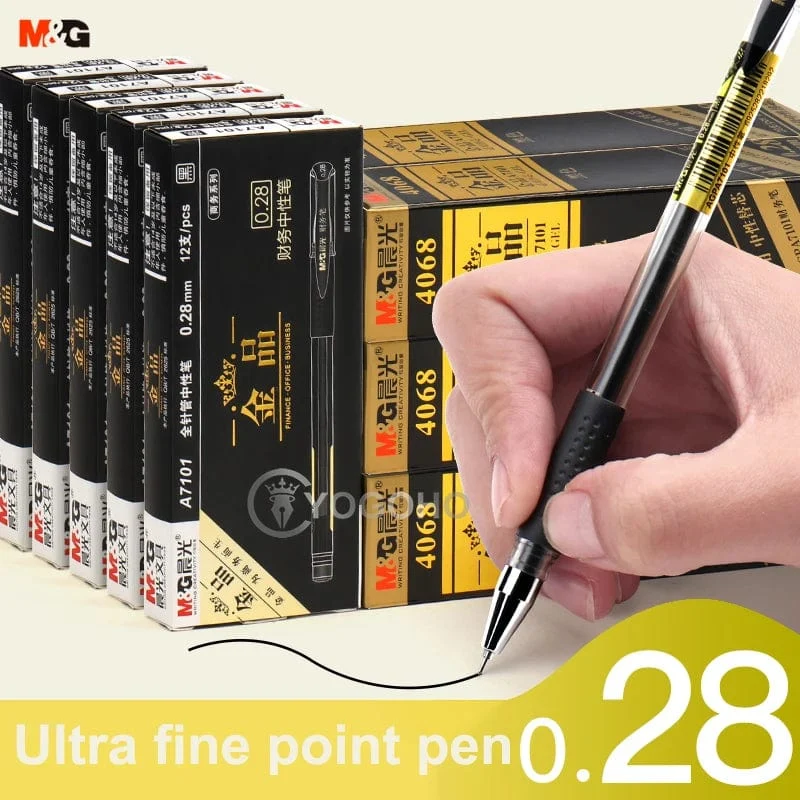 12 Stück/Box, 0.28 mm, ultrafein, Gelstift, kreativ, niedlich, einfach, schnelltrocknend, Kappe, Neutralstift, Journalzubehör