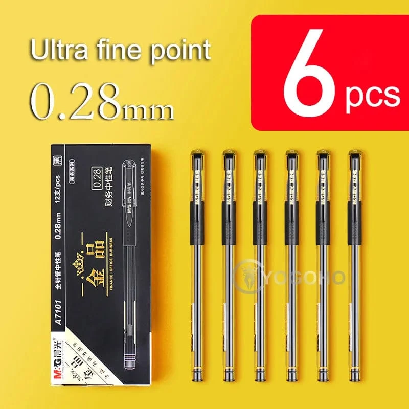 12 Stück/Box, 0.28 mm, ultrafein, Gelstift, kreativ, niedlich, einfach, schnelltrocknend, Kappe, Neutralstift, Journalzubehör