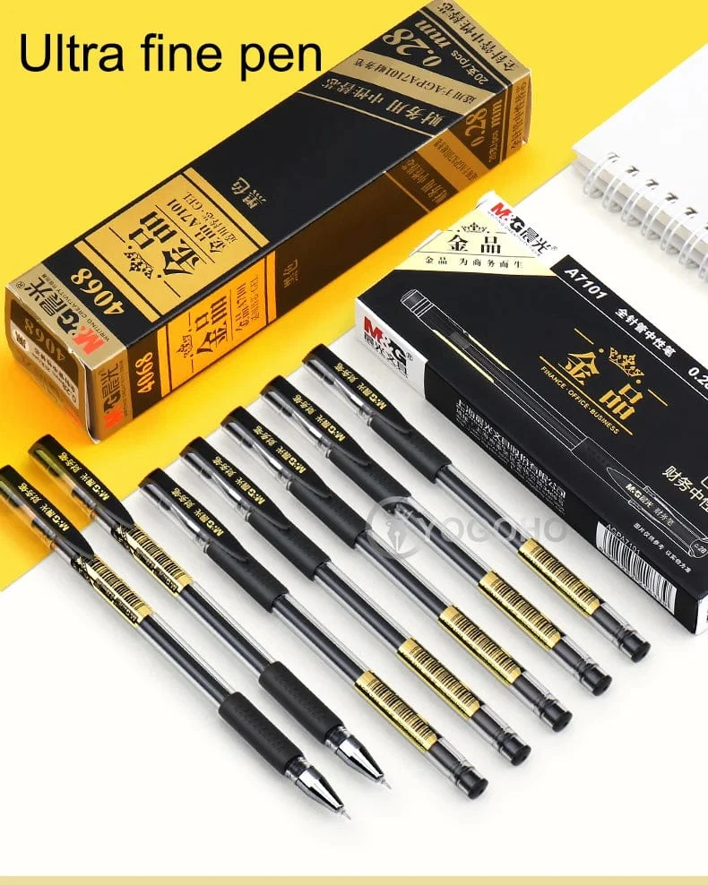 12 Stück/Box, 0.28 mm, ultrafein, Gelstift, kreativ, niedlich, einfach, schnelltrocknend, Kappe, Neutralstift, Journalzubehör