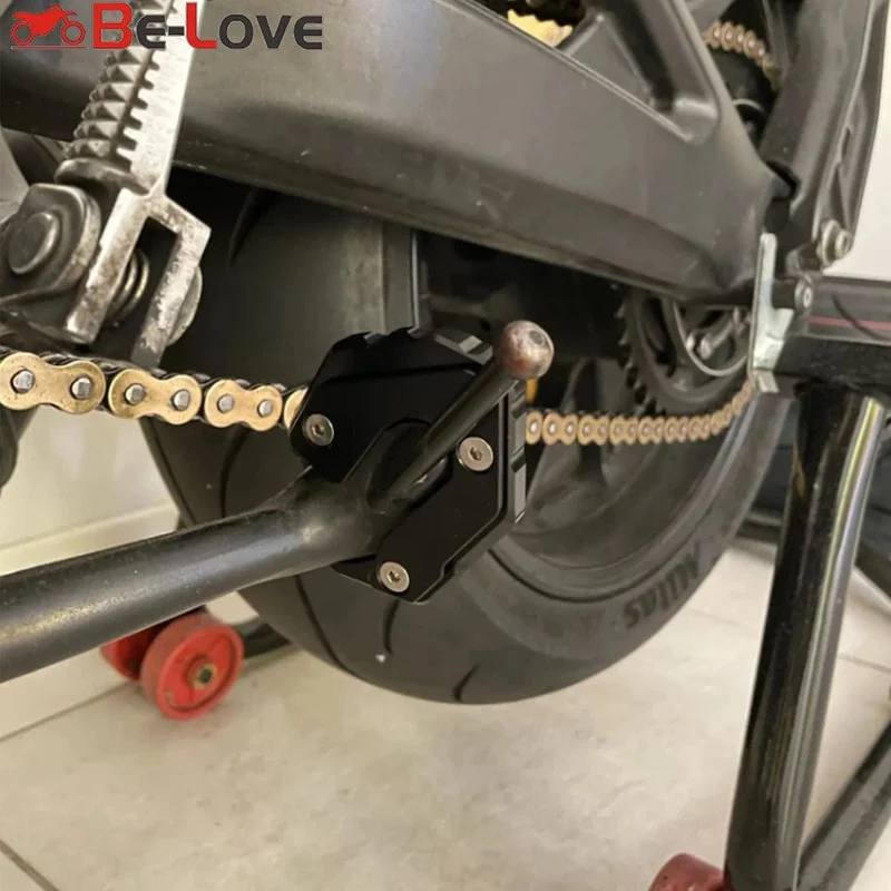 Für YAMAHA MT-09 MT 09 MT09 Tracer 900 XSR900 TRACER 9GT 900gt Motorrad Ständer Fuß Seitenständer Verlängerungspolster Trägerplatte