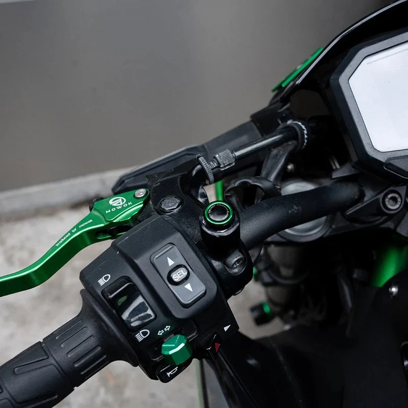 Für Kawasaki Z650 Z750 Z800 Z900 Z900RS SE Z1000SX Z250 Z300 Z400 Motorradzubehör Aluminium Spiegellochstopfen Schrauben Schrauben