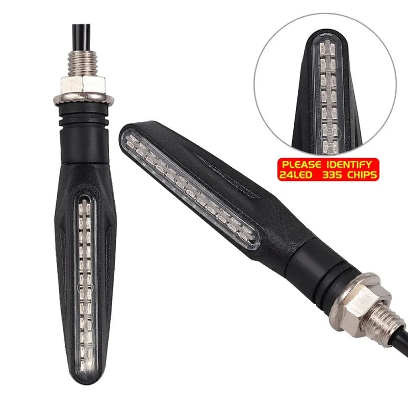 2 STÜCKE Motorrad Blinker Licht E11 Mark Built Relais 335SMD Blinker Anzeige Blinklicht Blinker Universal M10 Bolzen